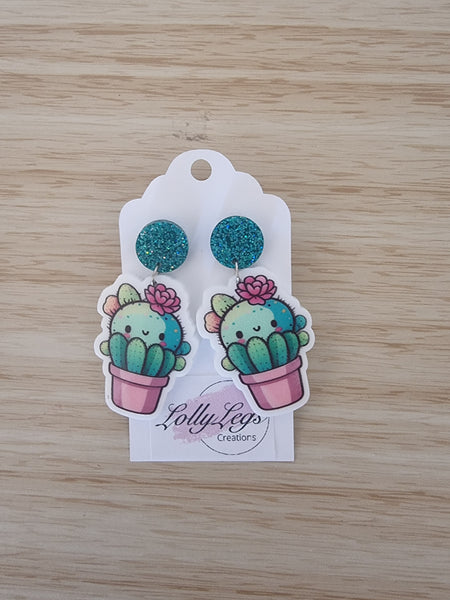 Acrylic earrings