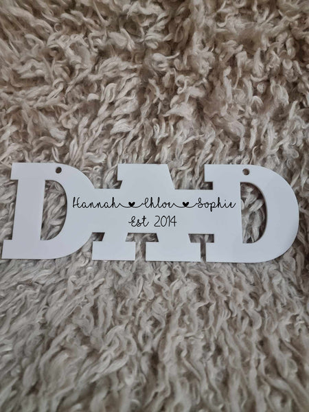 DAD Acrylic Sign