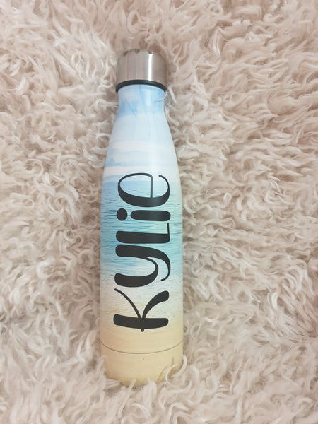 DIY Drink Bottle Name Sticker