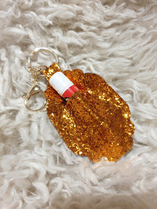 Chapstick/lipgloss Keyring Holder