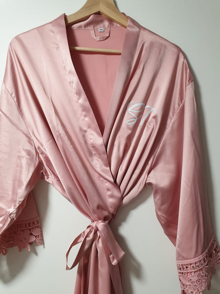 Personalised Luxury Satin Robe