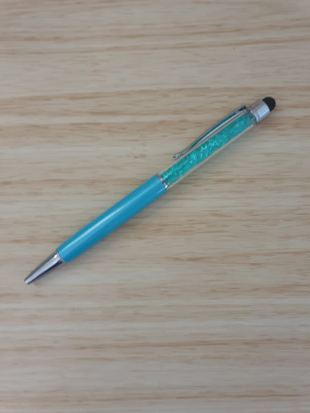 Personalised crystal pen with stylus