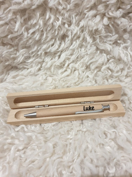 Wooden Pen & Gift Box