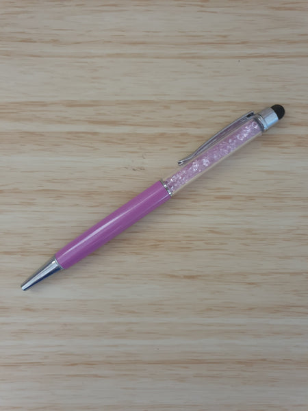 Personalised crystal pen with stylus