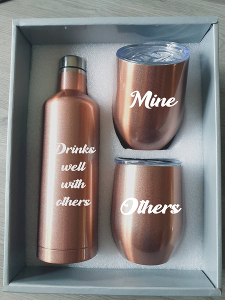 Tumbler and Bottle GIft Set