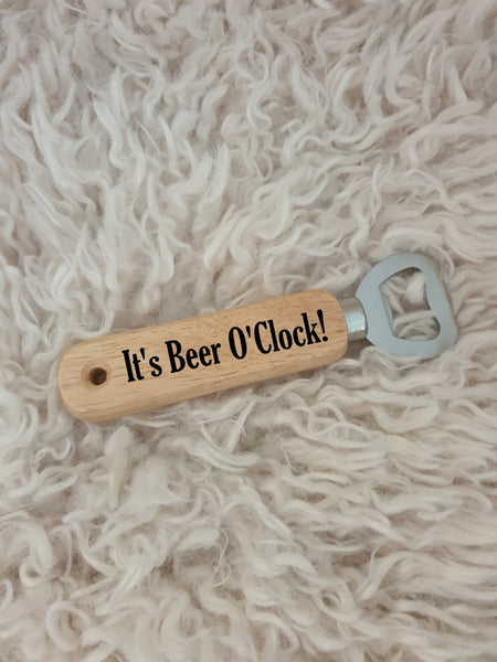 Personalised Wooden Bottle Opener