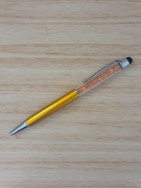 Personalised crystal pen with stylus