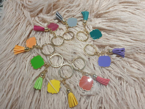 Personalised Tassel Keyring